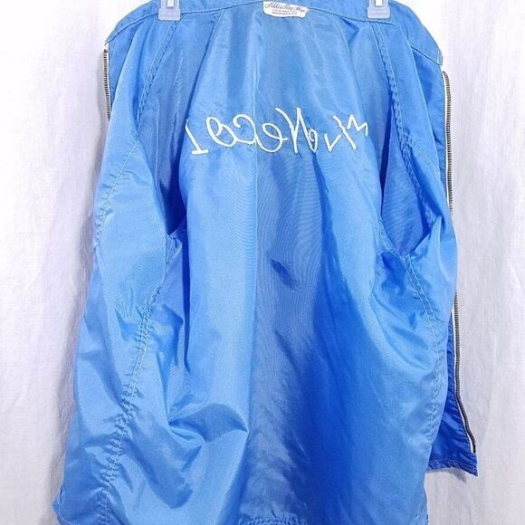 M/V Nesco I Ship Windbreaker Jacket Vintage 80s Made In USA Blue Mens Size Large - Picture 4 of 5